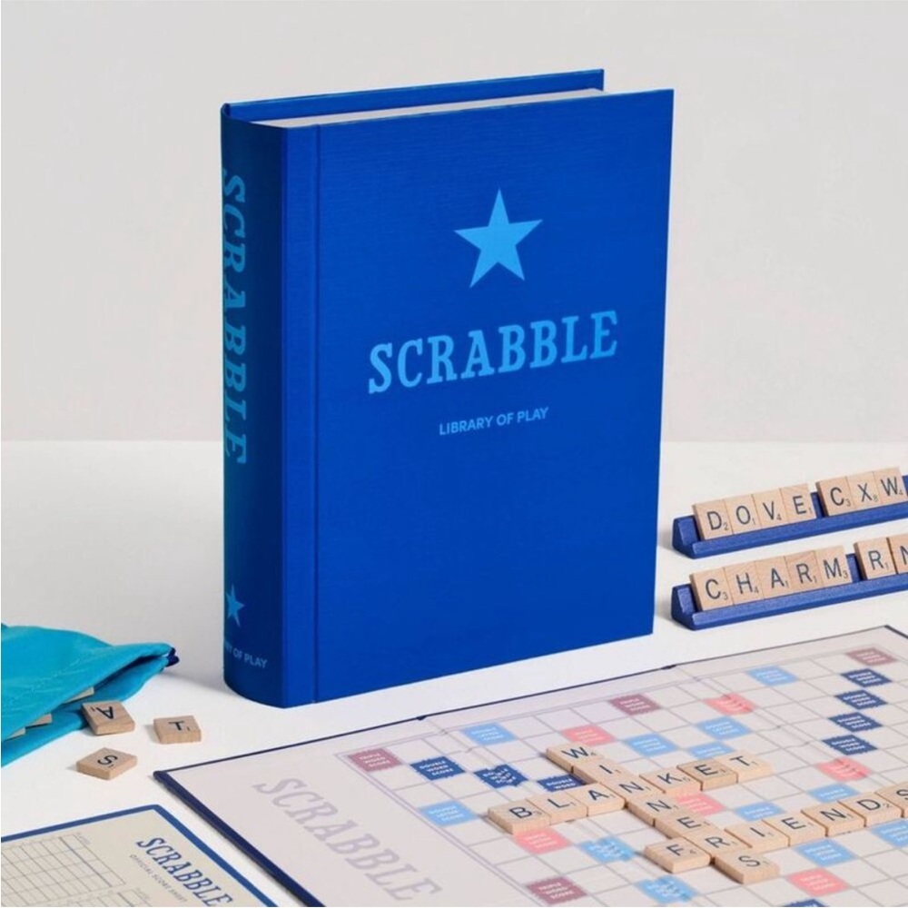 Scrabble Library of Play Board Game book collectors limited edition